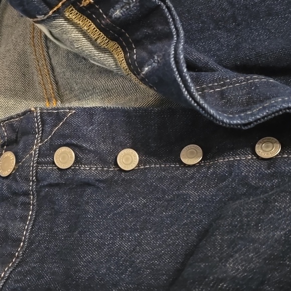 Levi's 501 Original Mid Rise Regular Fit Straight Leg Jeans - Picture 10 of 15